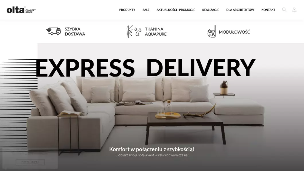 Olta Concept Store - zrzut ekranu